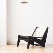 Fenton Rattan Lounge Chair Black gallery detail image