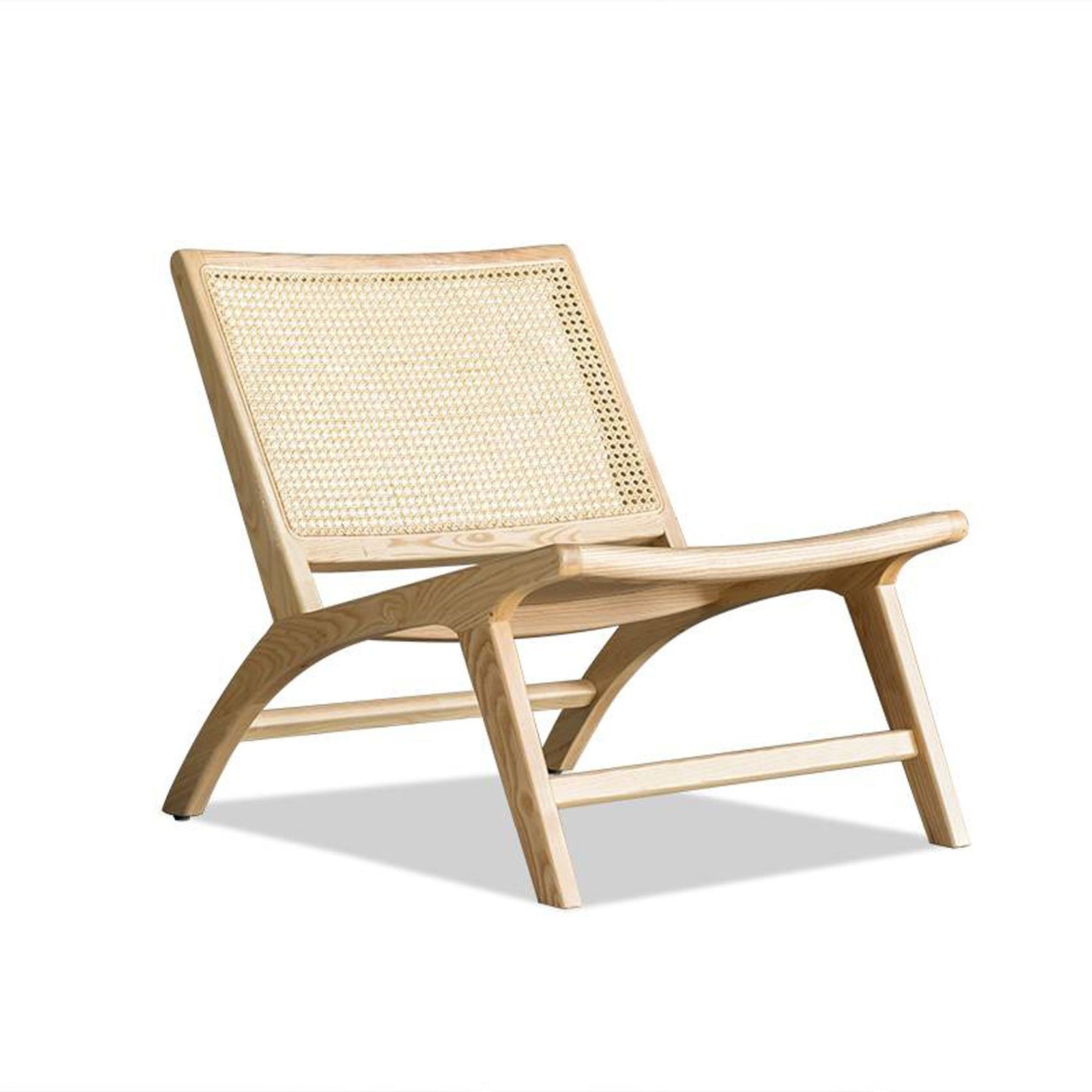 Zara Natural Rattan Lounge Chair gallery detail image