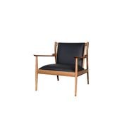 Romano Mid-Century Modern Armchair Black gallery detail image