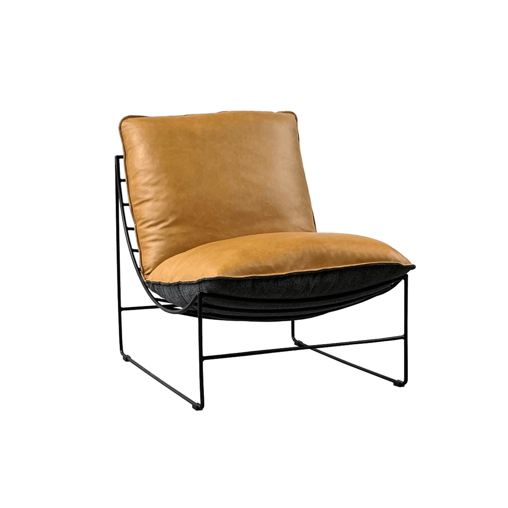 Leonardo Leather Lounge Chair gallery detail image