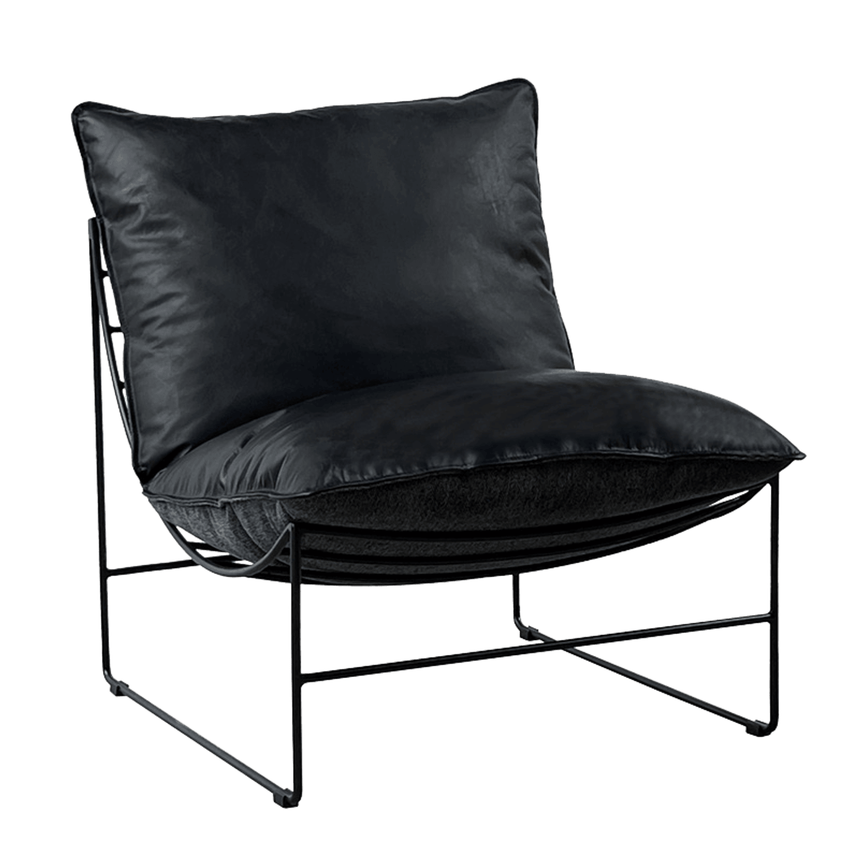 Leonardo Leather Lounge Chair gallery detail image