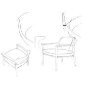Walter Armchair by Molteni&C gallery detail image