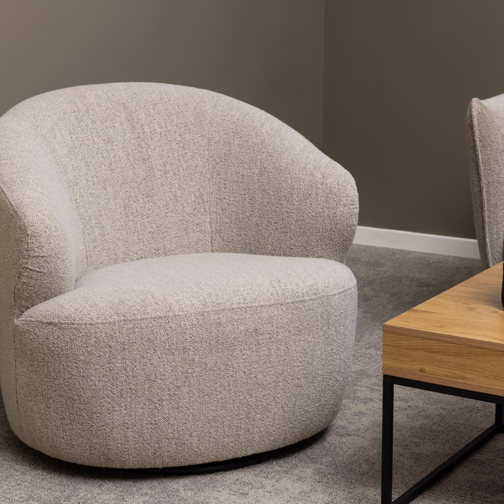 Mietta Swivel Lounge Chair gallery detail image