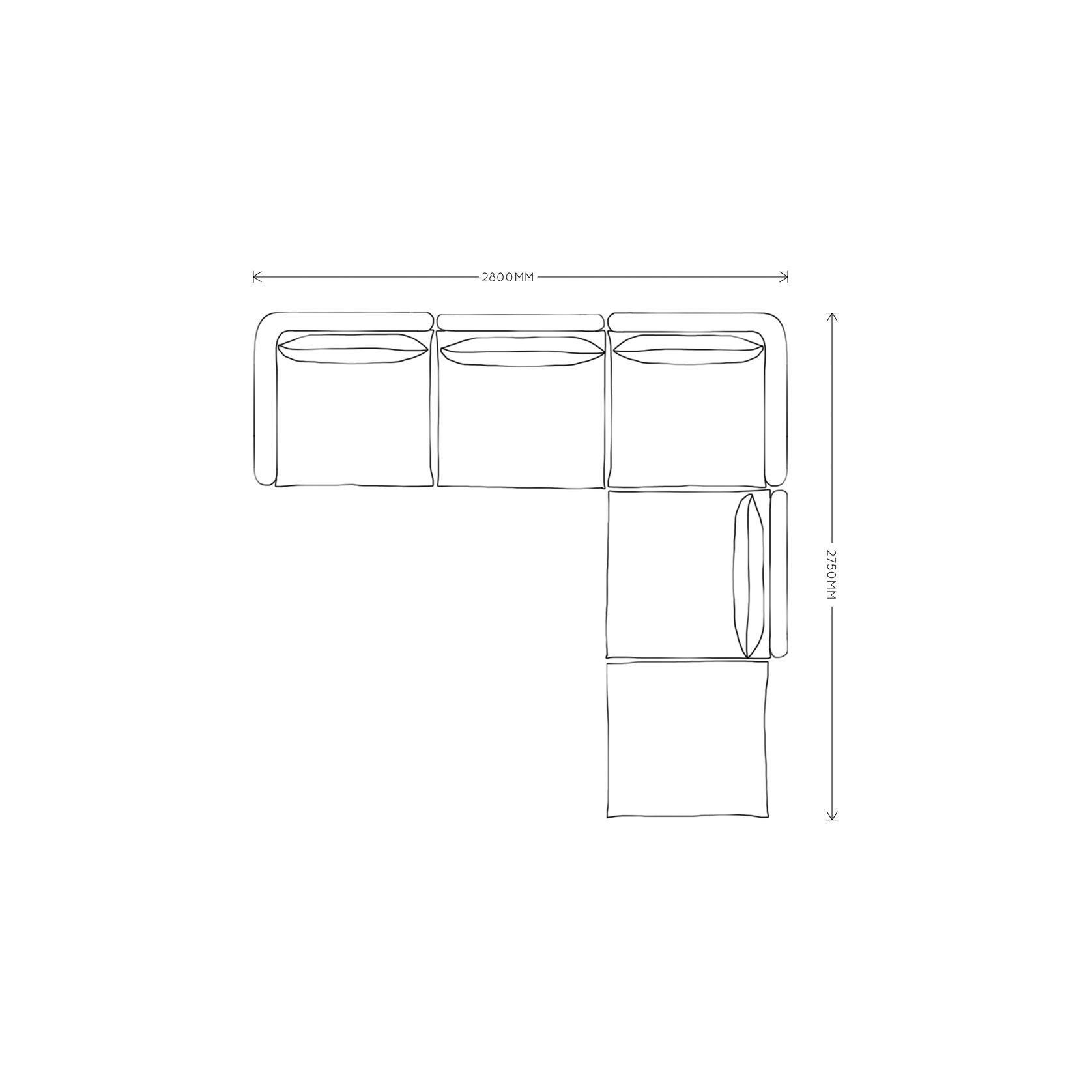 'Malibu' Modular Sofa / 5 Piece / New York-Alabaster gallery detail image