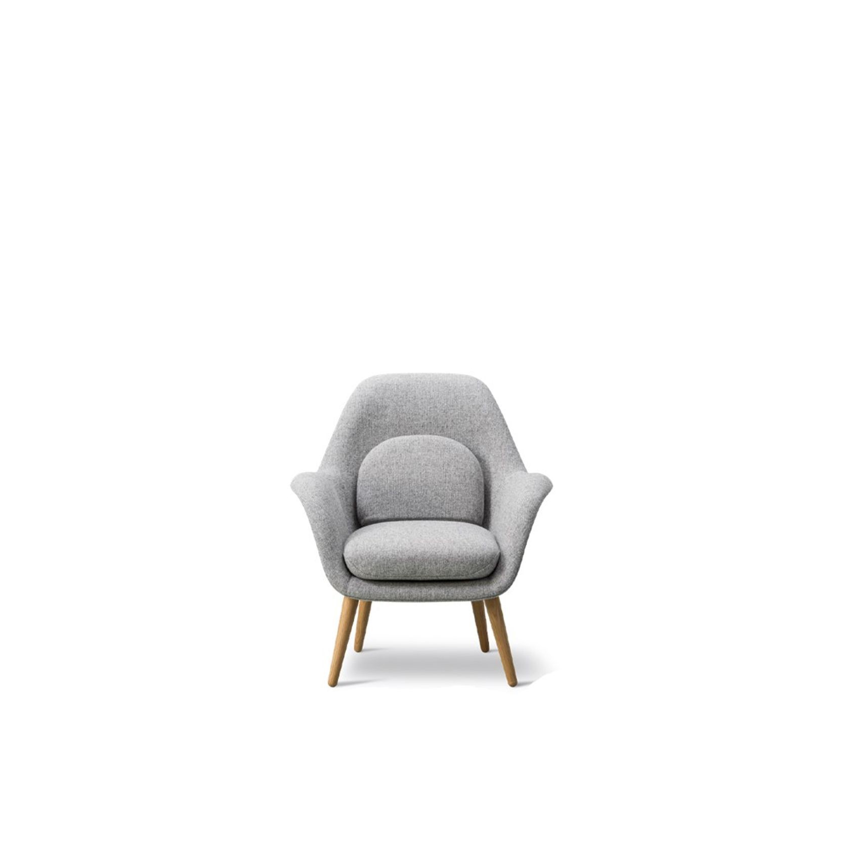 Swoon Lounge Chair Petit Wood base by Fredericia gallery detail image