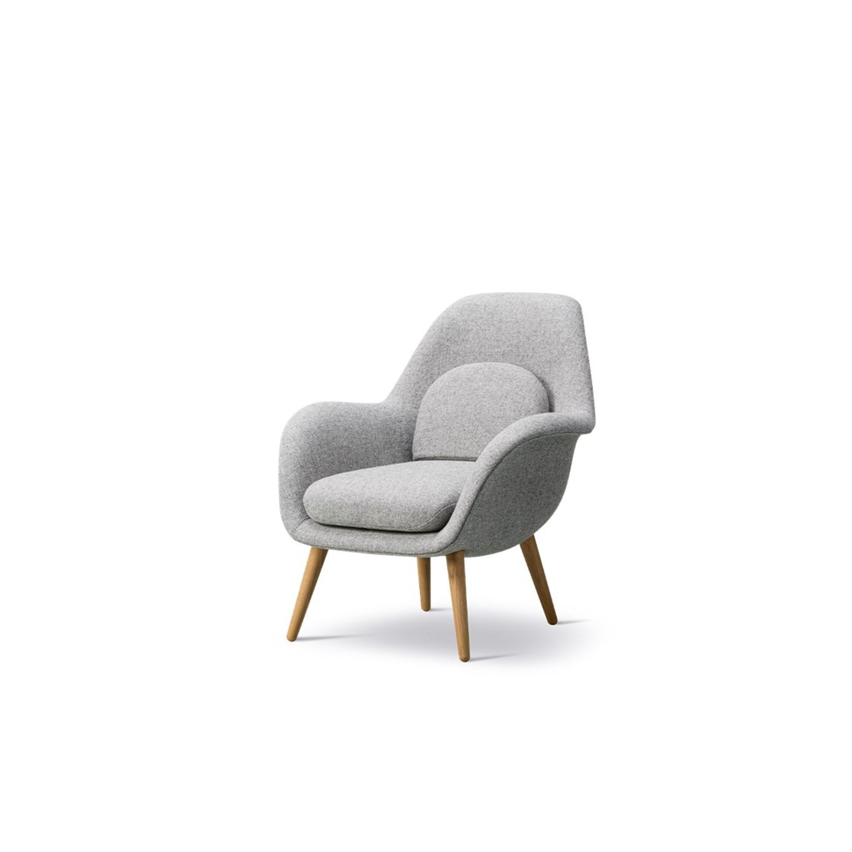 Swoon Lounge Chair Petit Wood base by Fredericia gallery detail image