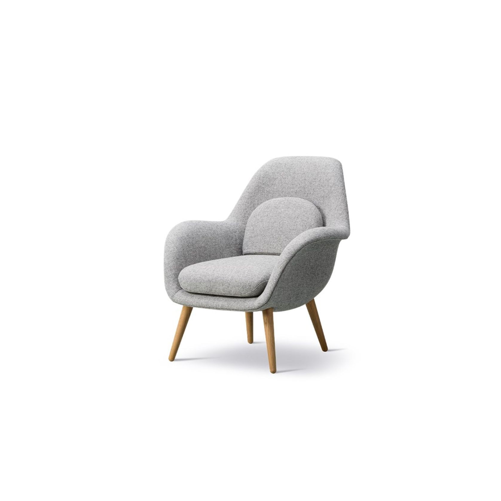Swoon Lounge Chair Petit Wood base by Fredericia gallery detail image
