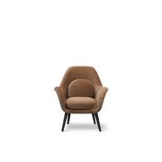 Swoon Lounge Chair Petit Wood base by Fredericia gallery detail image