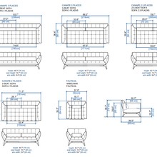 Parcours Large 3-seat sofa gallery detail image