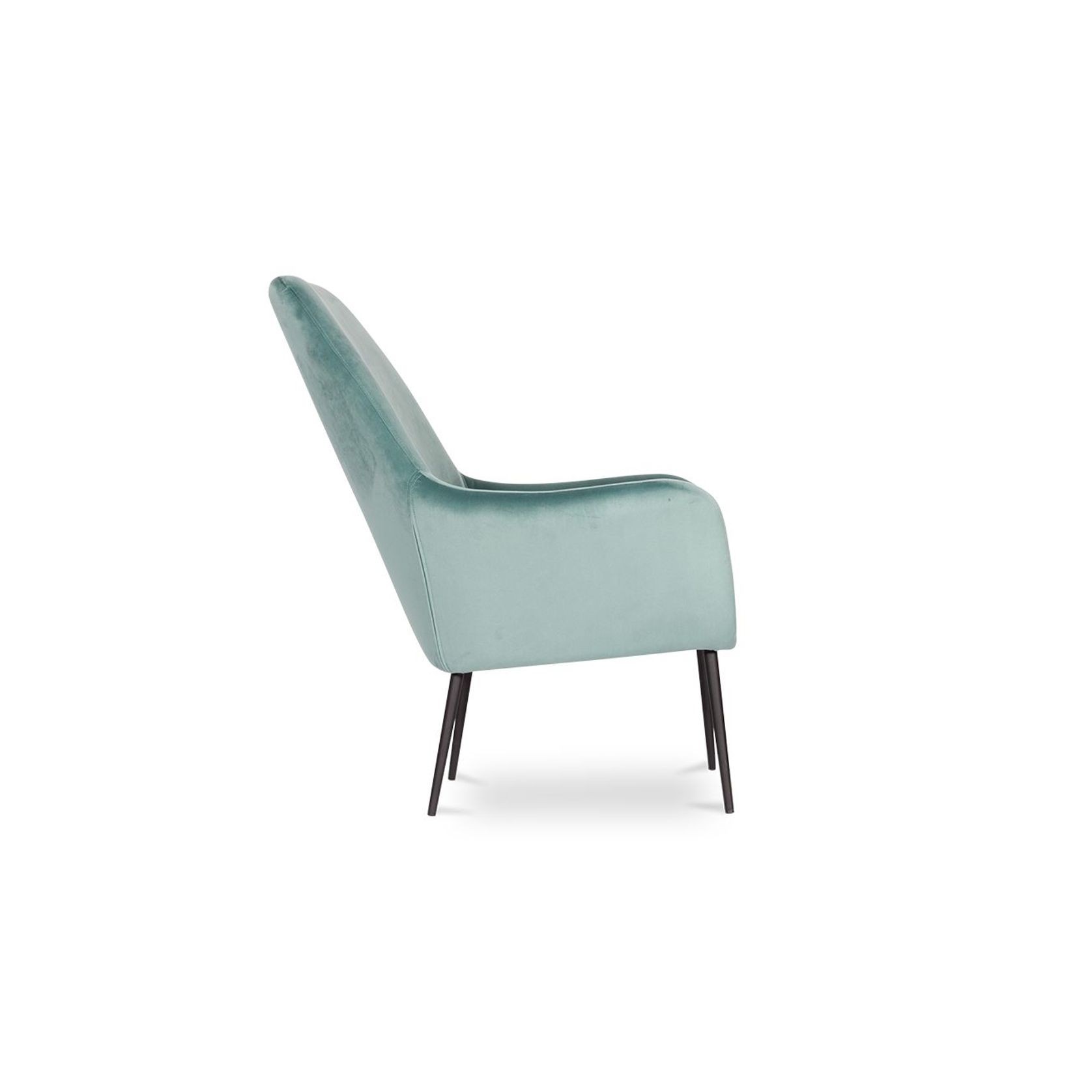 Soho Lounge Chair - Green Velvet gallery detail image