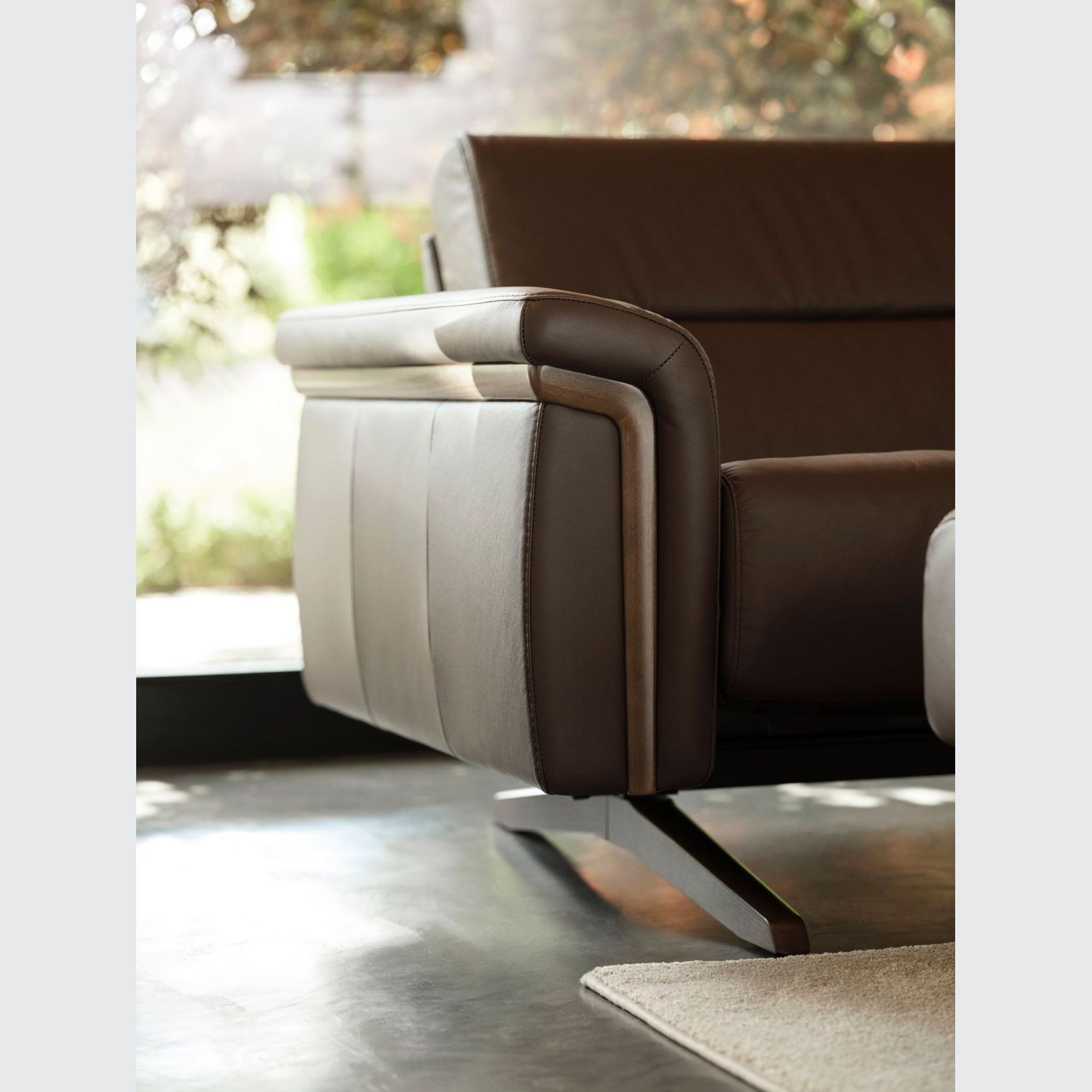 Stressless® Stella Wood 2 Seater gallery detail image