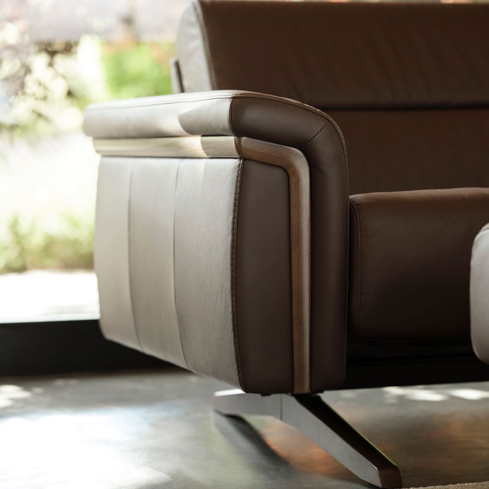 Stressless® Stella Wood 2 Seater gallery detail image