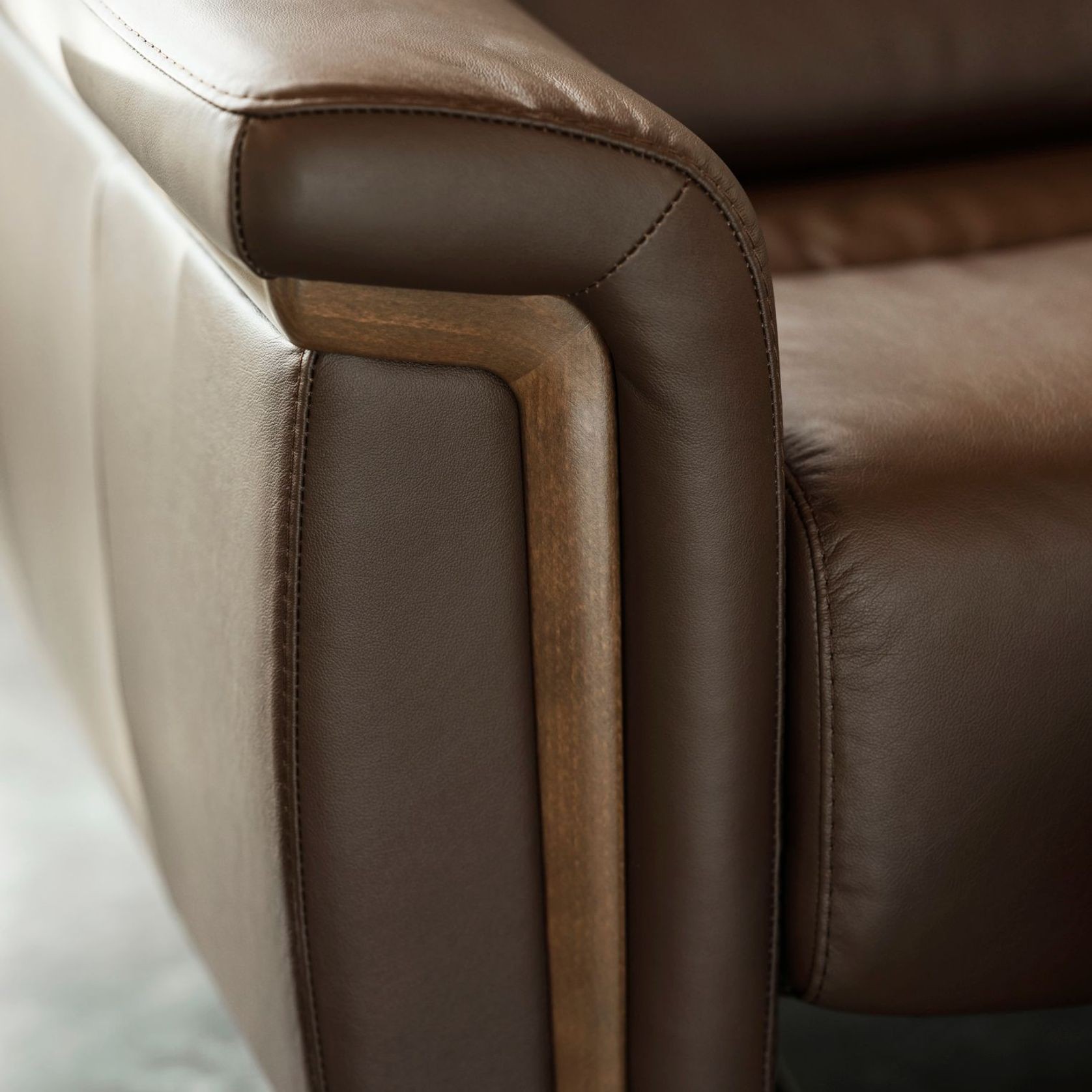 Stressless® Stella Wood 2 Seater gallery detail image