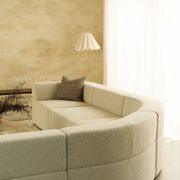 Stretch 4 Seater Open Chaise Sofa - Copenhagen Grey gallery detail image