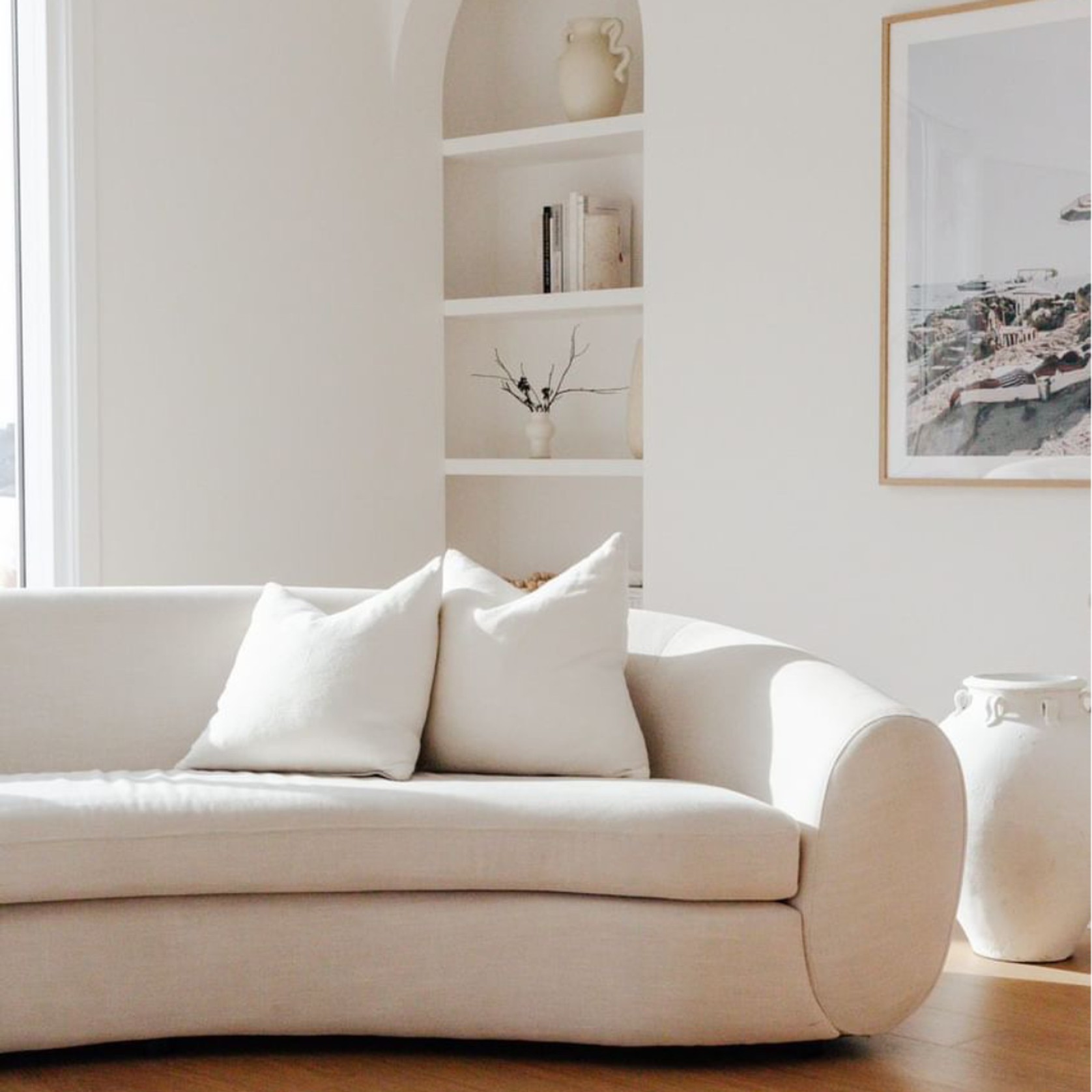 Gwen Sofa - Linen Blend gallery detail image