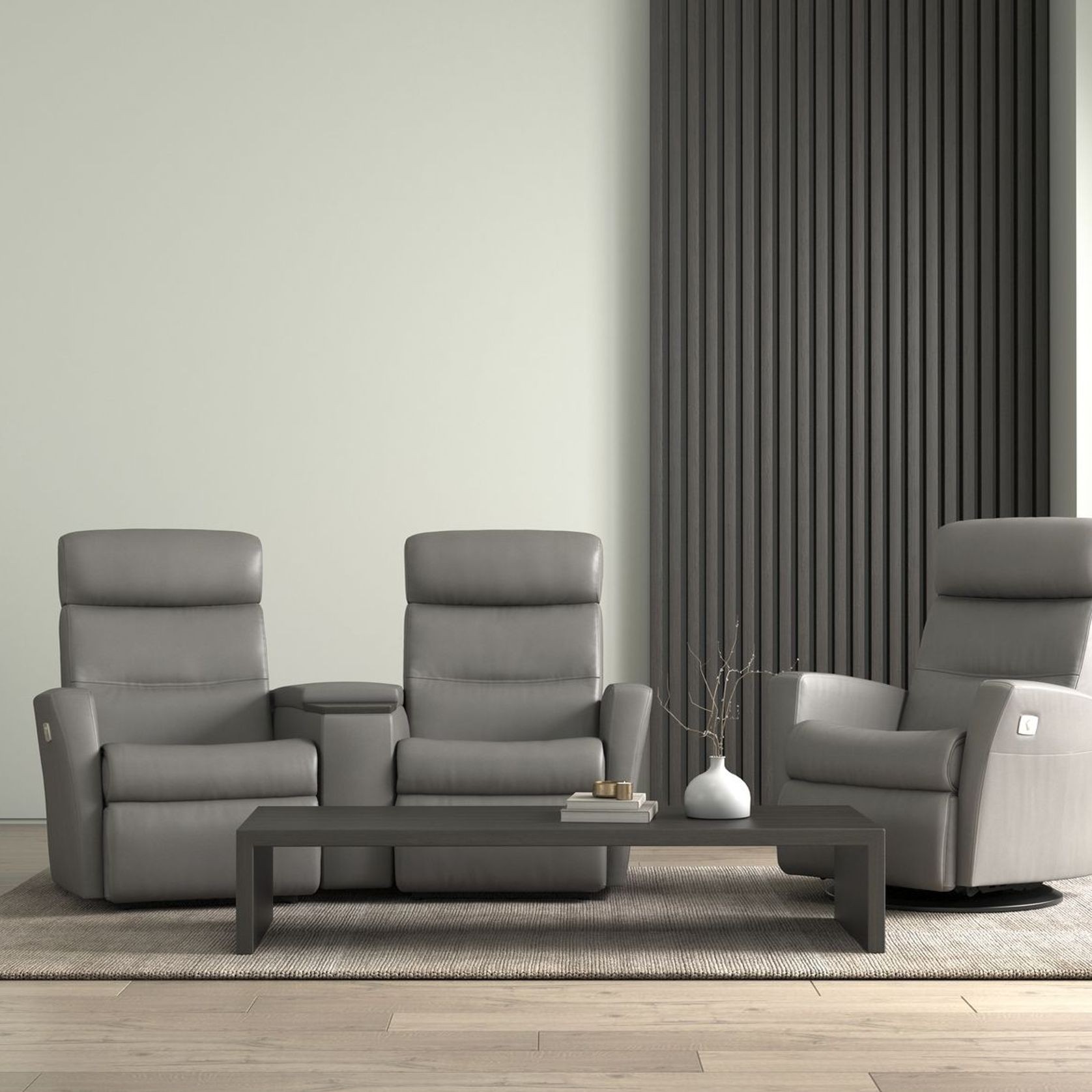 Divani Home Theater Reclining Sofa gallery detail image