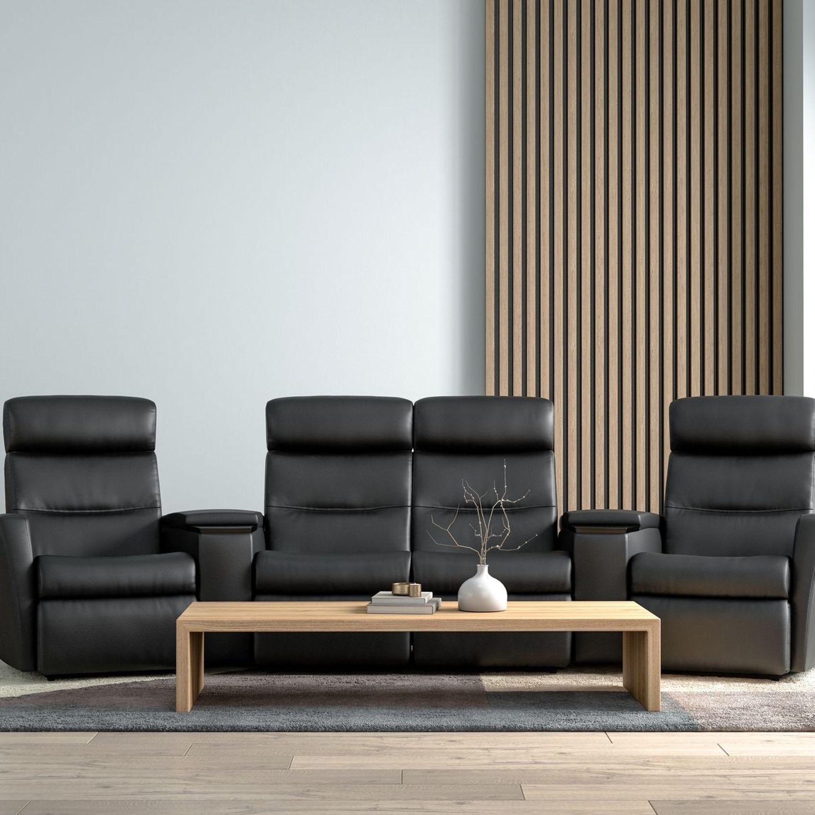 Divani Home Theater Reclining Sofa gallery detail image