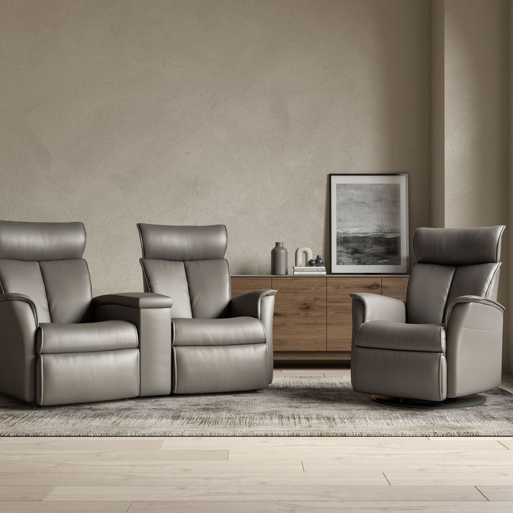 Duke Home Theater Reclining Sofa gallery detail image