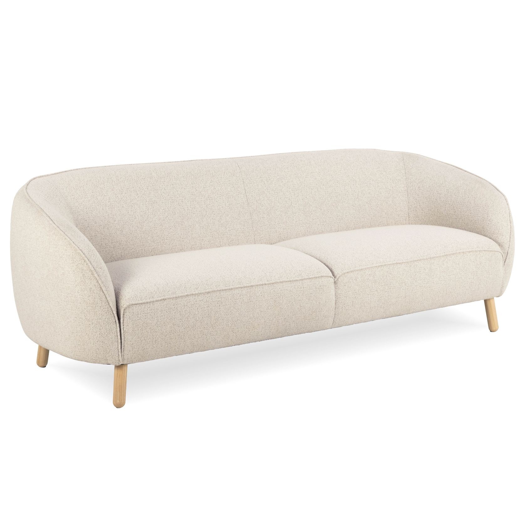 Willow 3 Seat Sofa - Ivory Cream gallery detail image