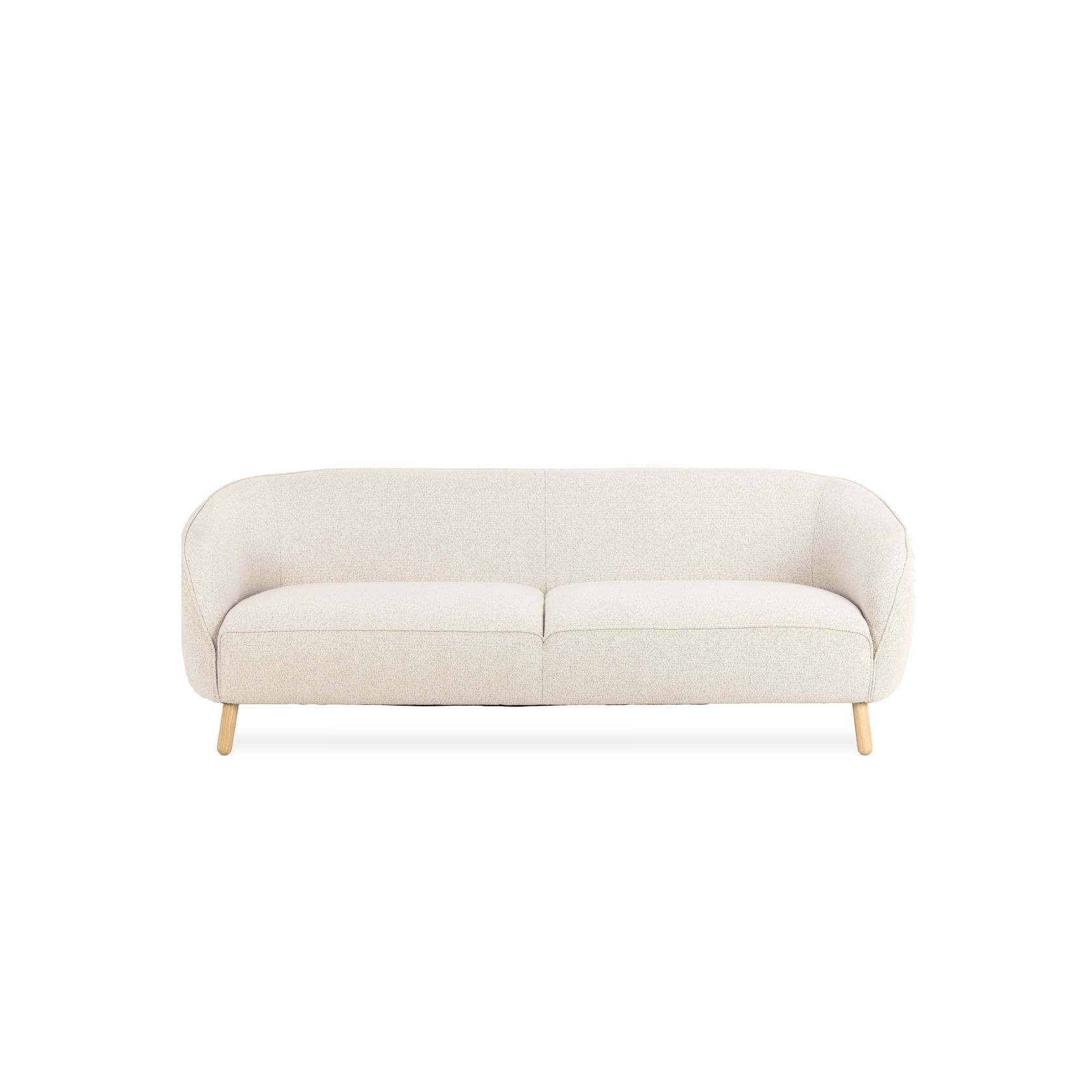 Willow 3 Seat Sofa - Ivory Cream gallery detail image