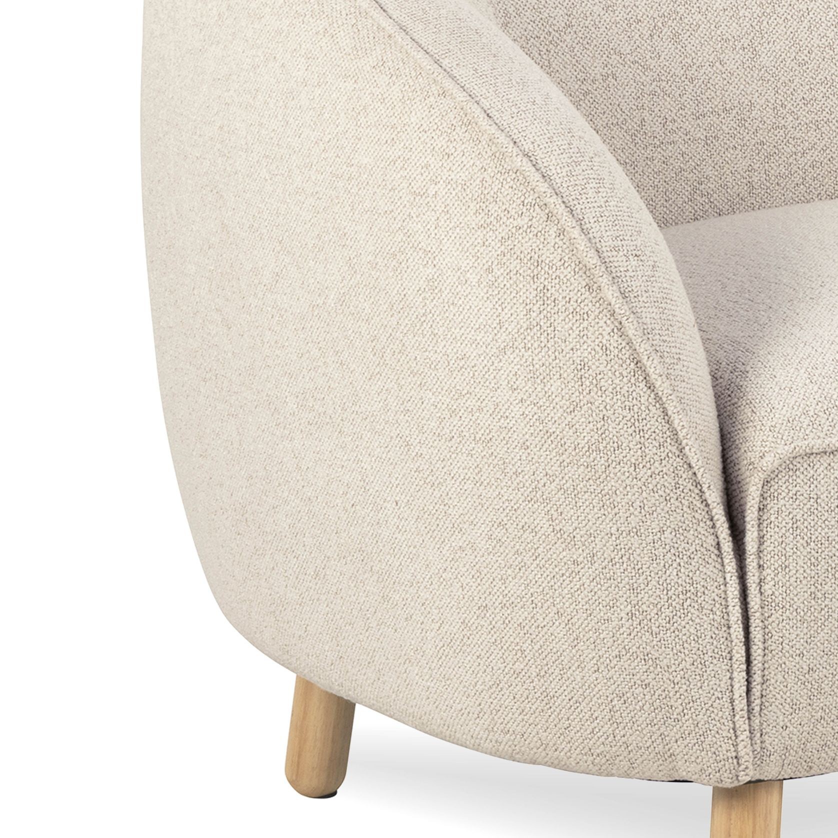 Willow 3 Seat Sofa - Ivory Cream gallery detail image