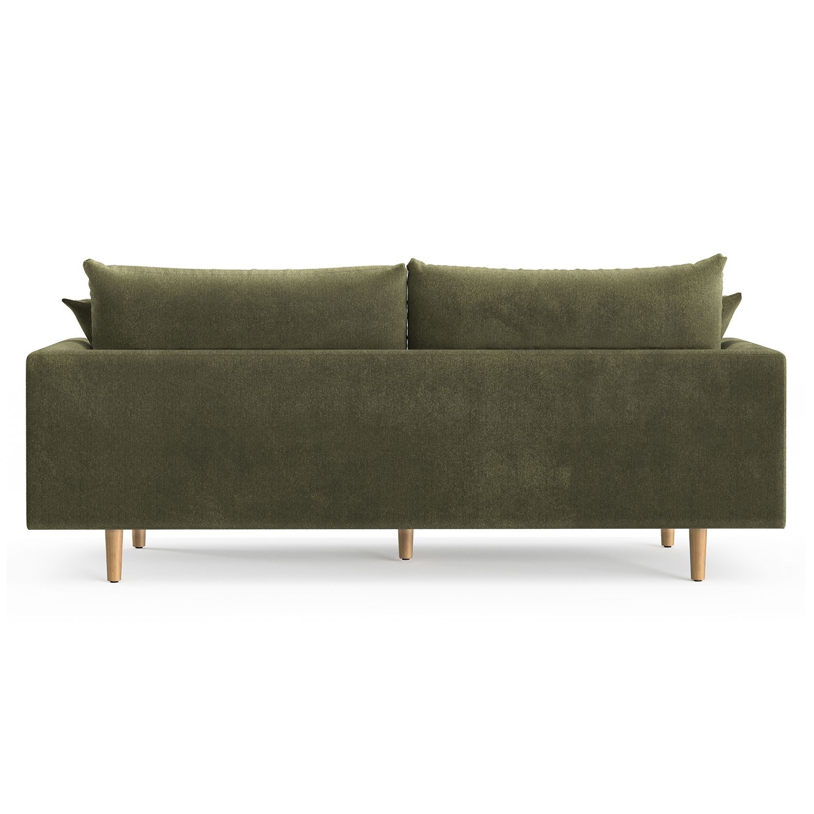 Byron 3 Seater Fabric Sofa | Feather Filled | Wattle Green gallery detail image