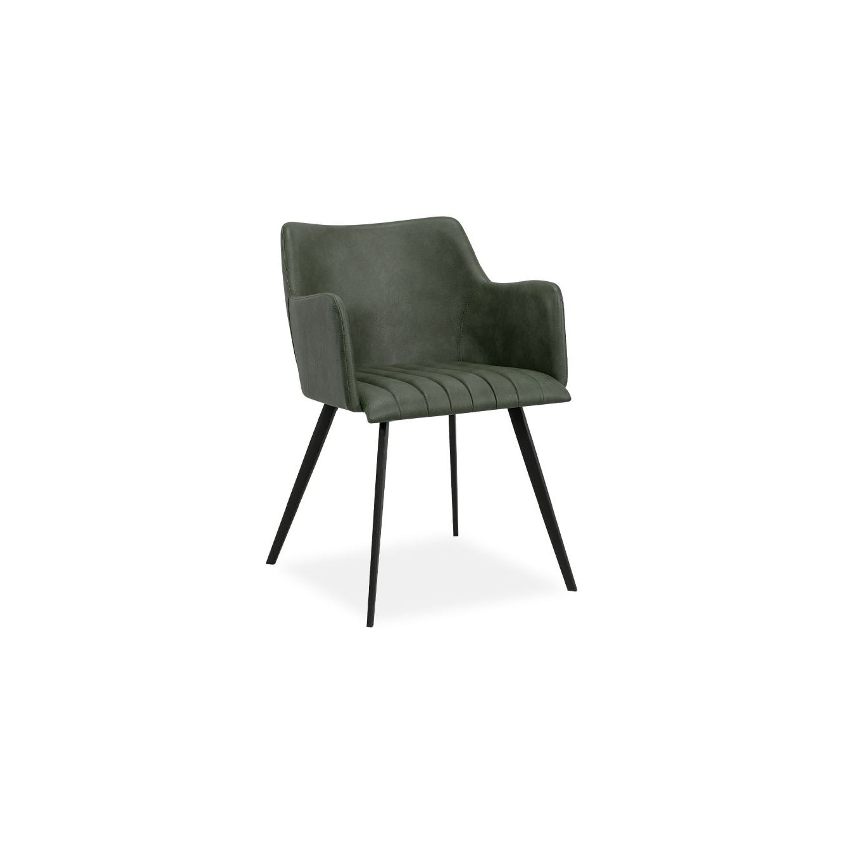 Andorra Arm Chair Vintage Green Seat gallery detail image