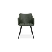 Andorra Arm Chair Vintage Green Seat gallery detail image