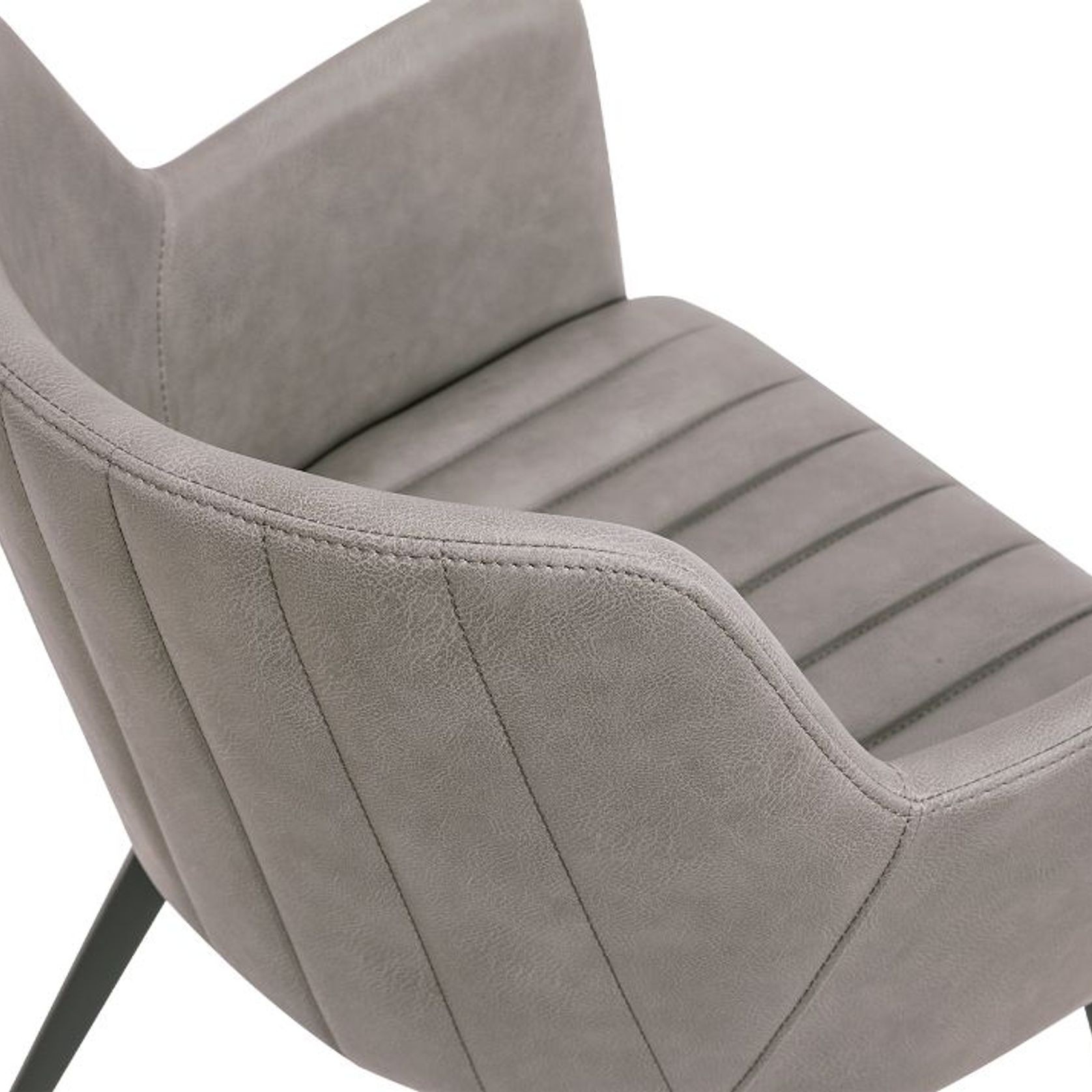 Andorra Arm Chair Vintage Grey Seat gallery detail image