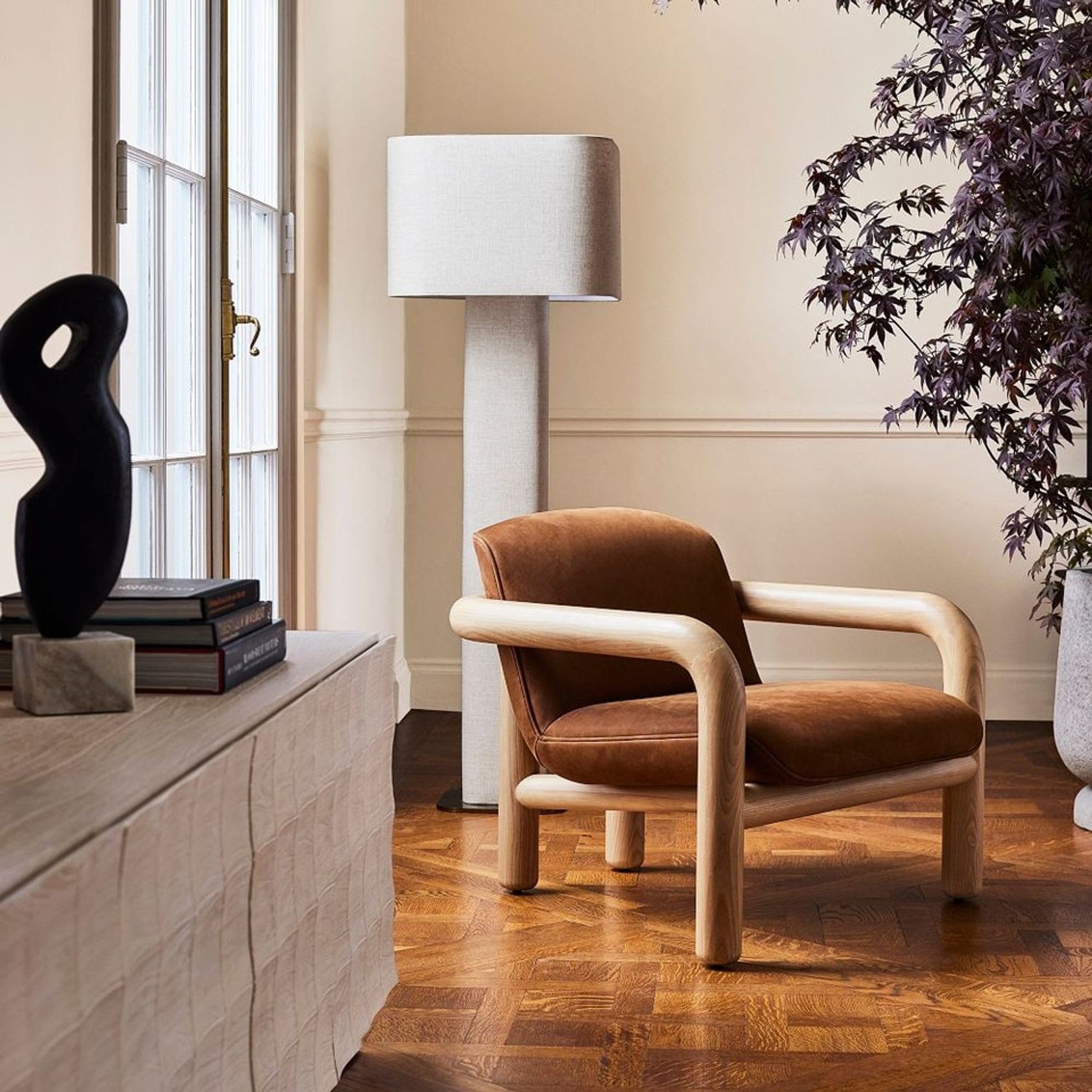 Benson Leather Chair gallery detail image