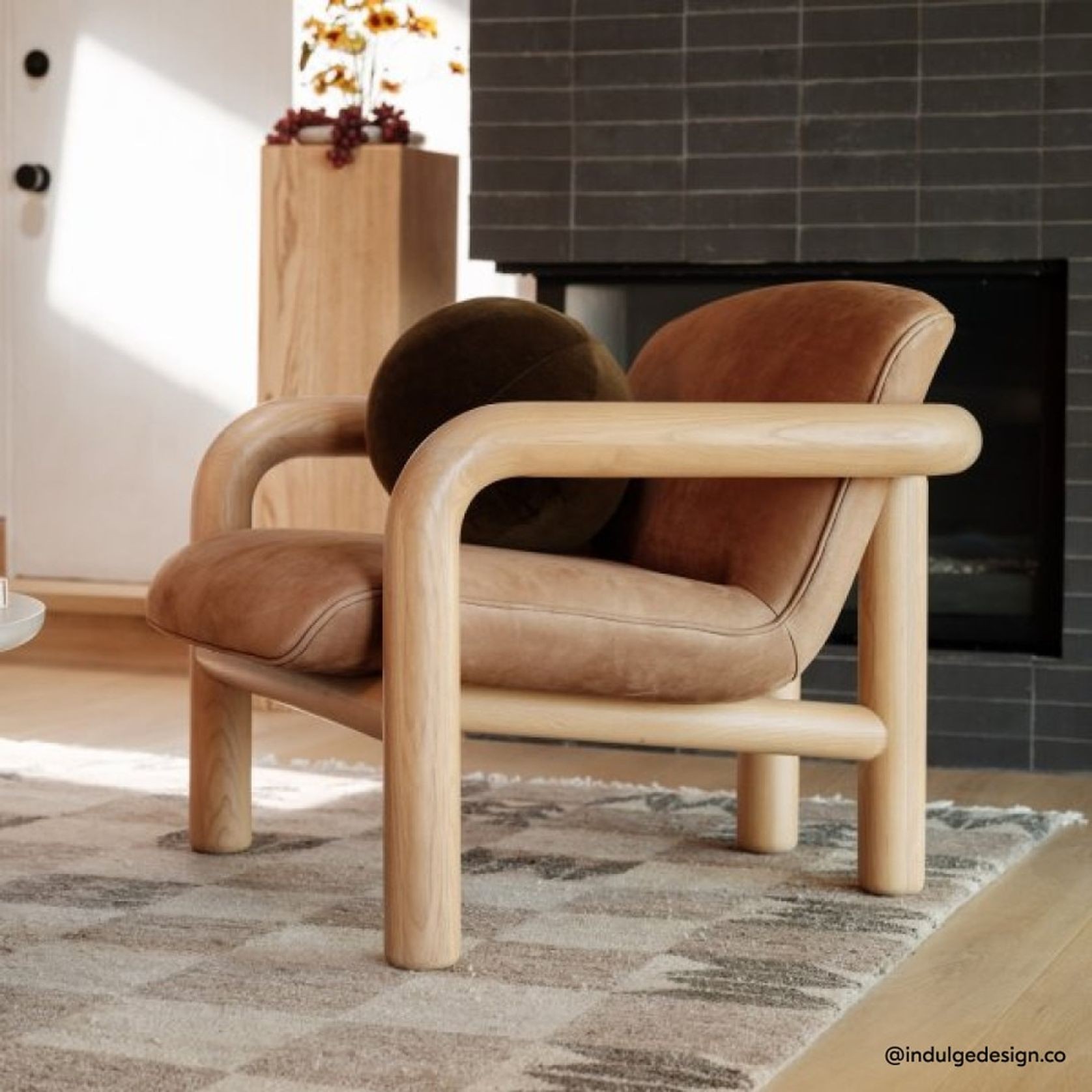 Benson Leather Chair gallery detail image