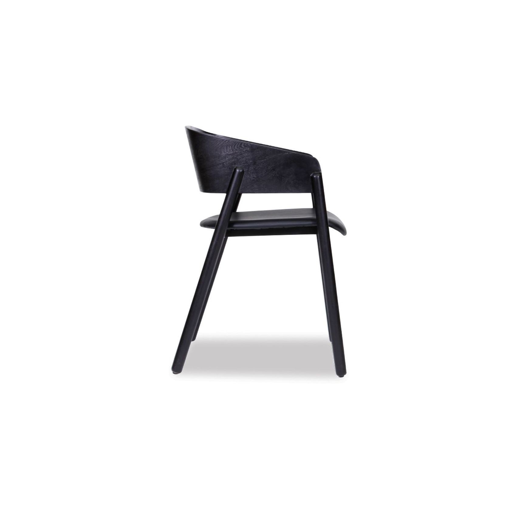 Sargood Arm Chair -  Black Pad gallery detail image