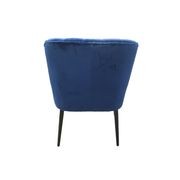 Lilly Chair in Dark Blue Velvet gallery detail image