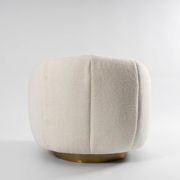 Luxury Occasional Swivel Boucle Armchair - Maguire gallery detail image