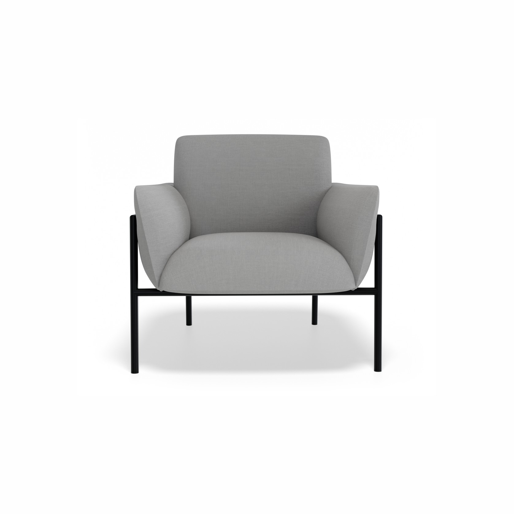 Charlie Single Seater Lounge Chair Cloud Grey gallery detail image