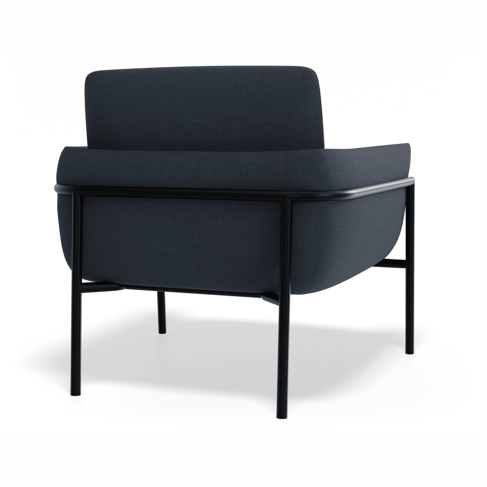 Charlie Single Seater Lounge Chair Midnight Blue gallery detail image