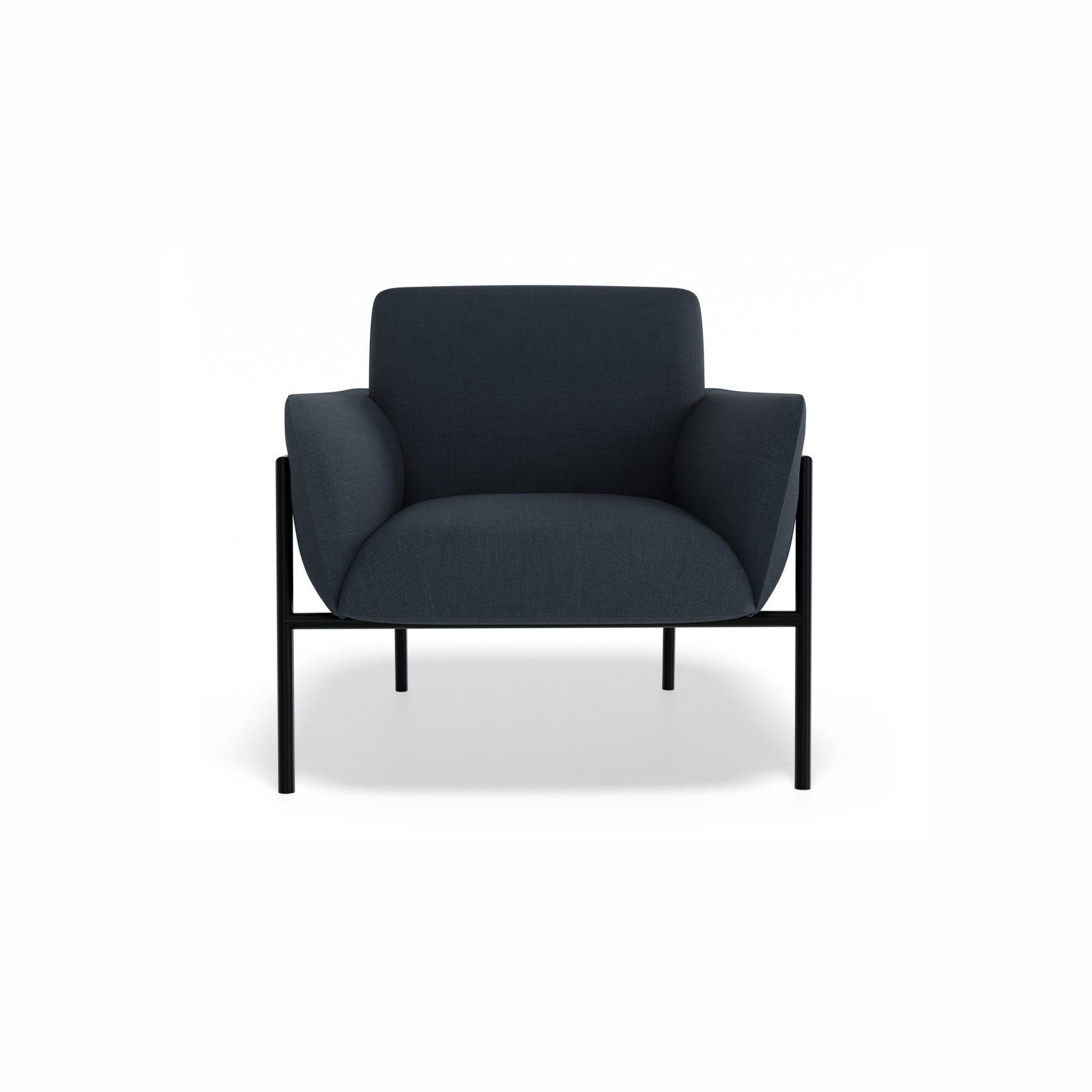Charlie Single Seater Lounge Chair Midnight Blue gallery detail image