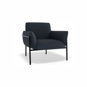 Charlie Single Seater Lounge Chair Midnight Blue gallery detail image