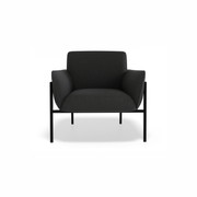 Charlie Single Seater Lounge Chair Storm Grey gallery detail image