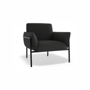 Charlie Single Seater Lounge Chair Storm Grey gallery detail image