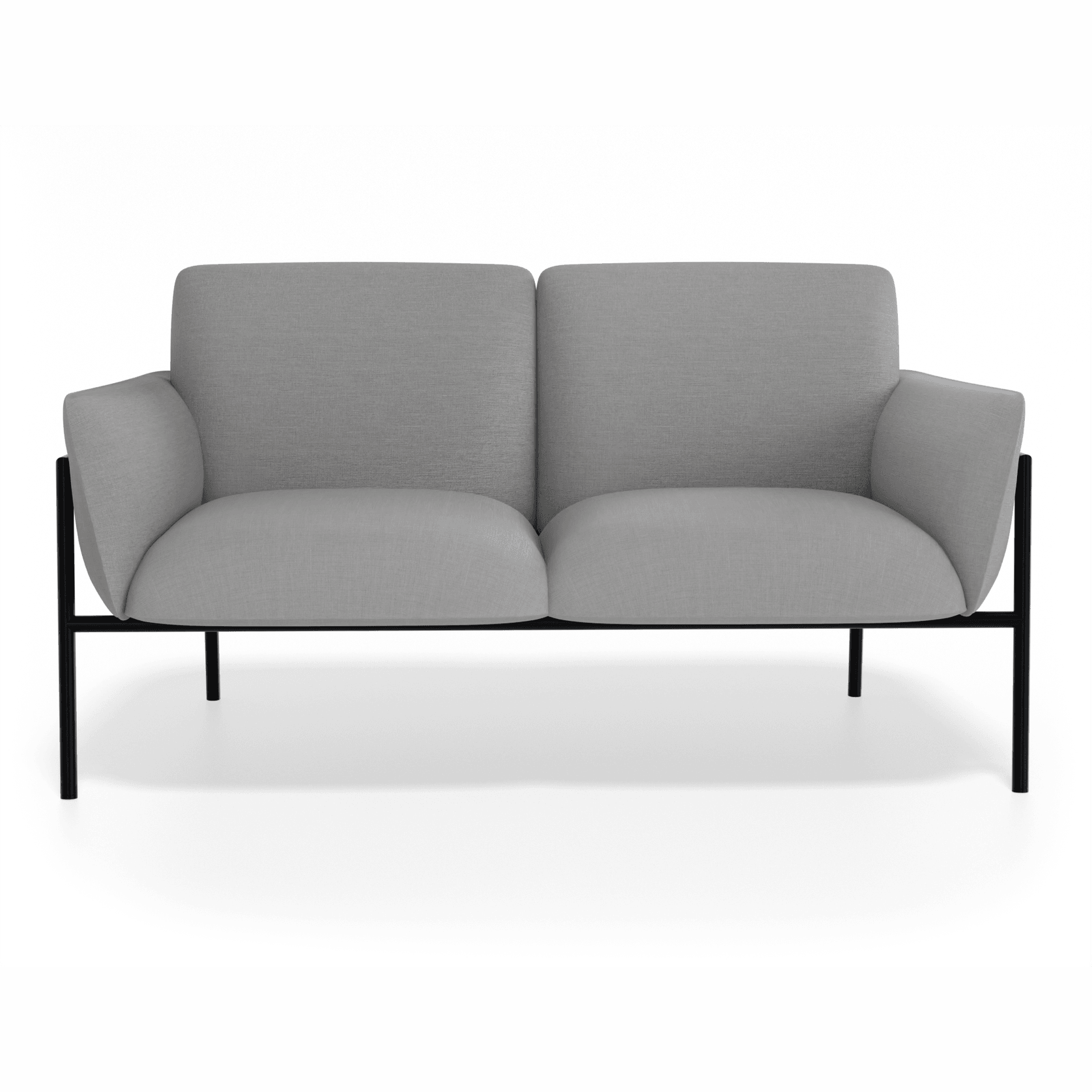 Charlie 2 Seater Cloud Grey gallery detail image