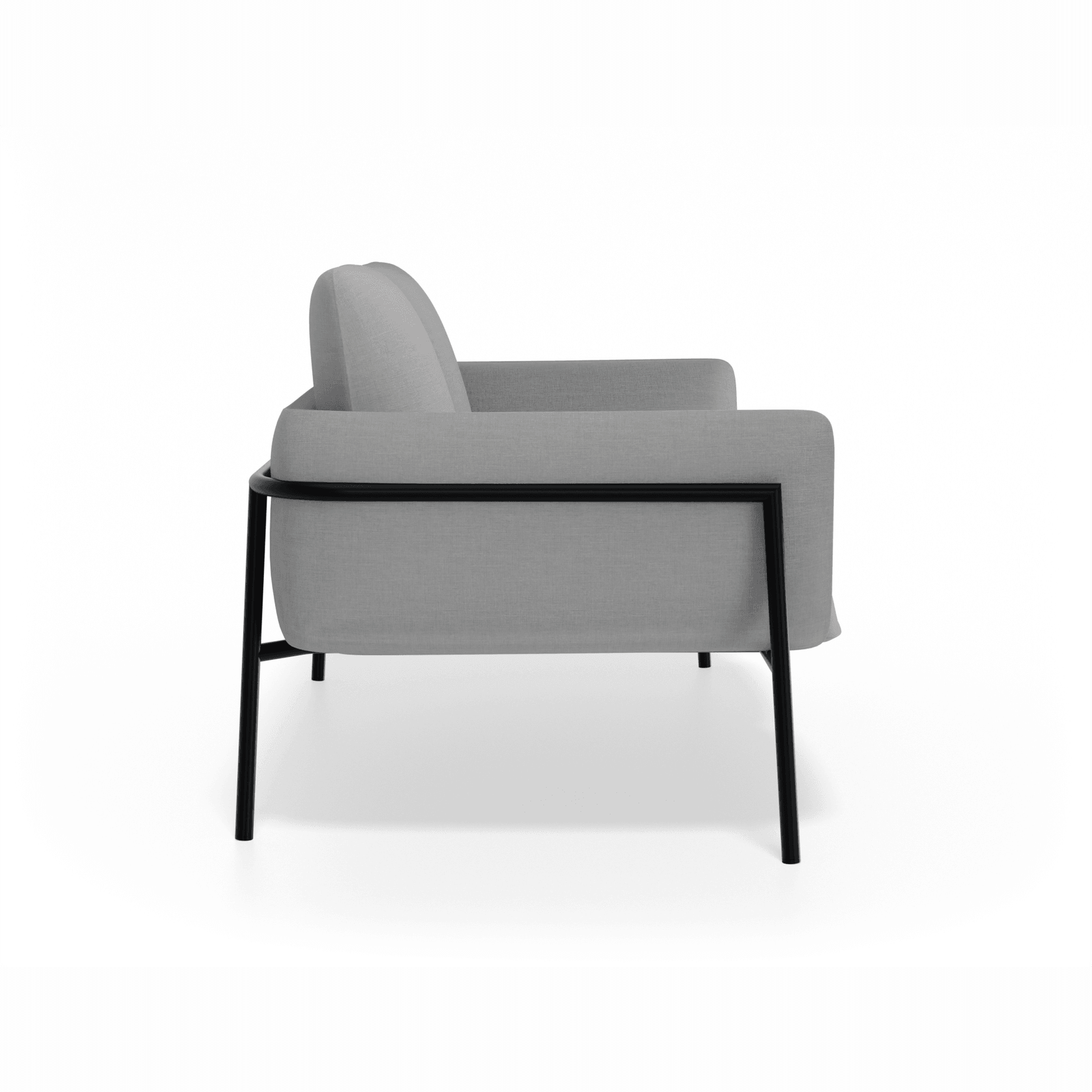 Charlie 2 Seater Cloud Grey gallery detail image