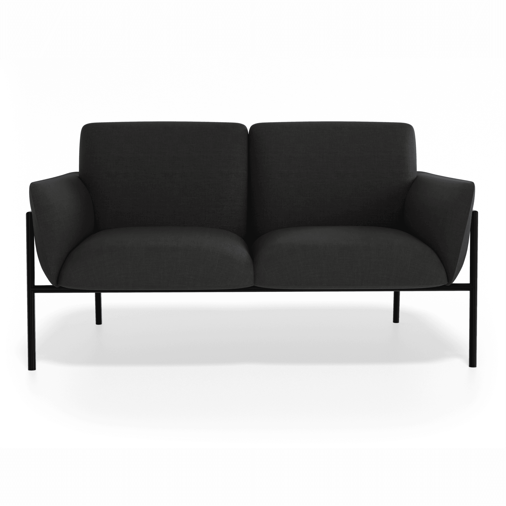Charlie 2 Seat Sofa Storm Grey gallery detail image