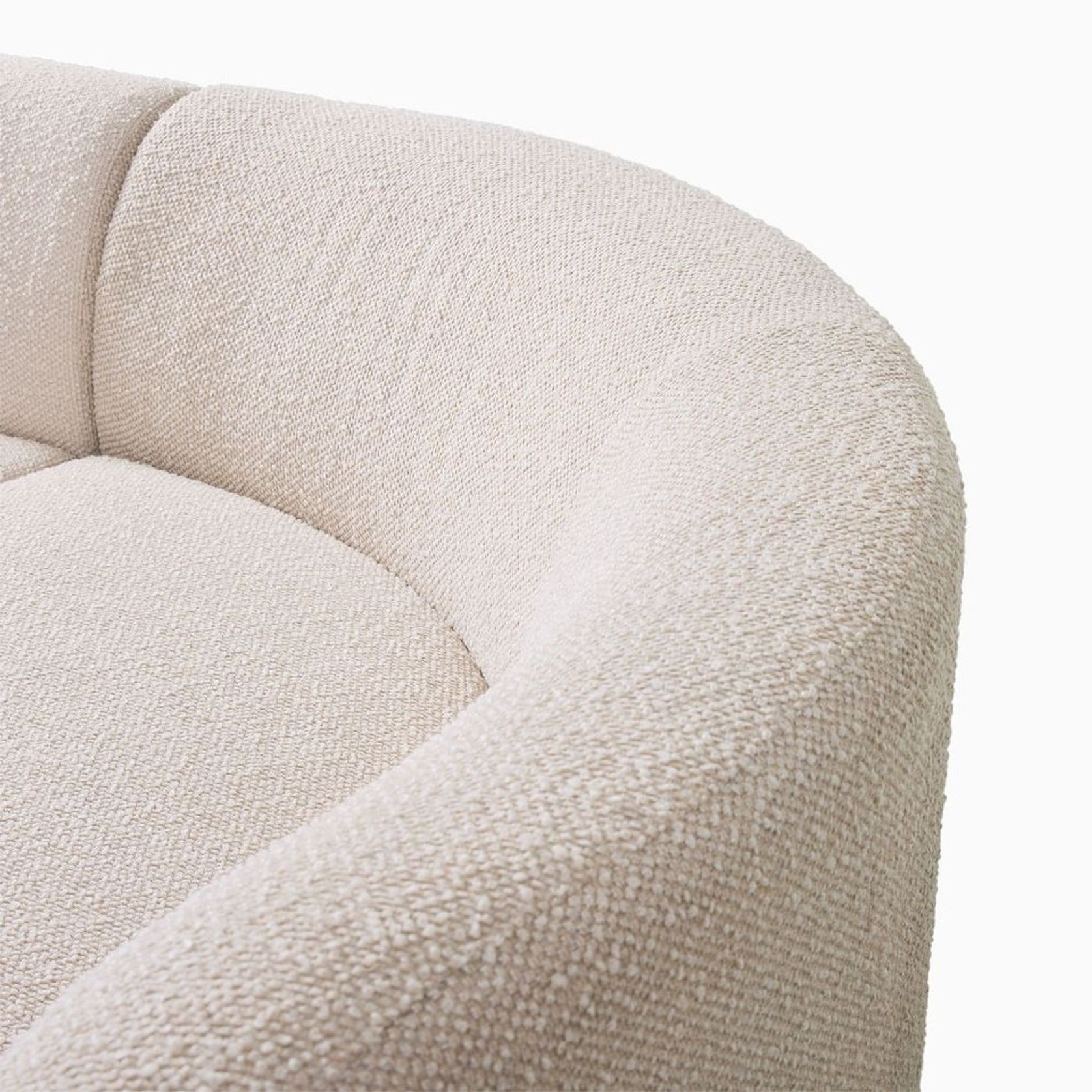 Laurent 2-Piece Wedge Chaise Modular Sofa gallery detail image