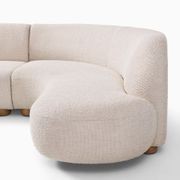 Laurent 2-Piece Wedge Chaise Modular Sofa gallery detail image