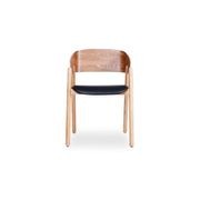 Sargood Arm Chair - Natural - Black Pad gallery detail image