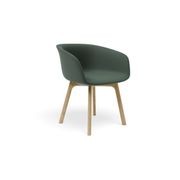 Lonsdale Armchair - Natural - Green Fabric gallery detail image