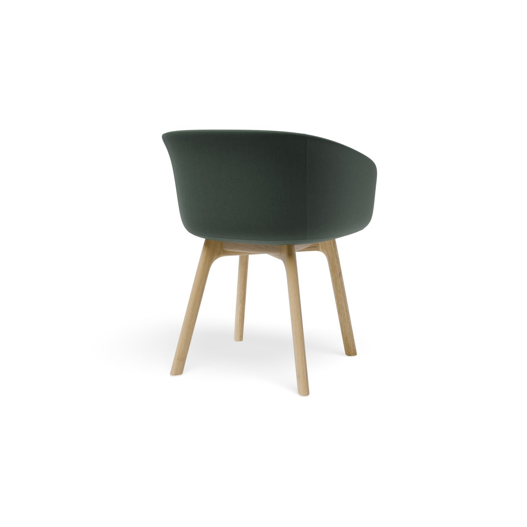Lonsdale Armchair - Natural - Green Fabric gallery detail image