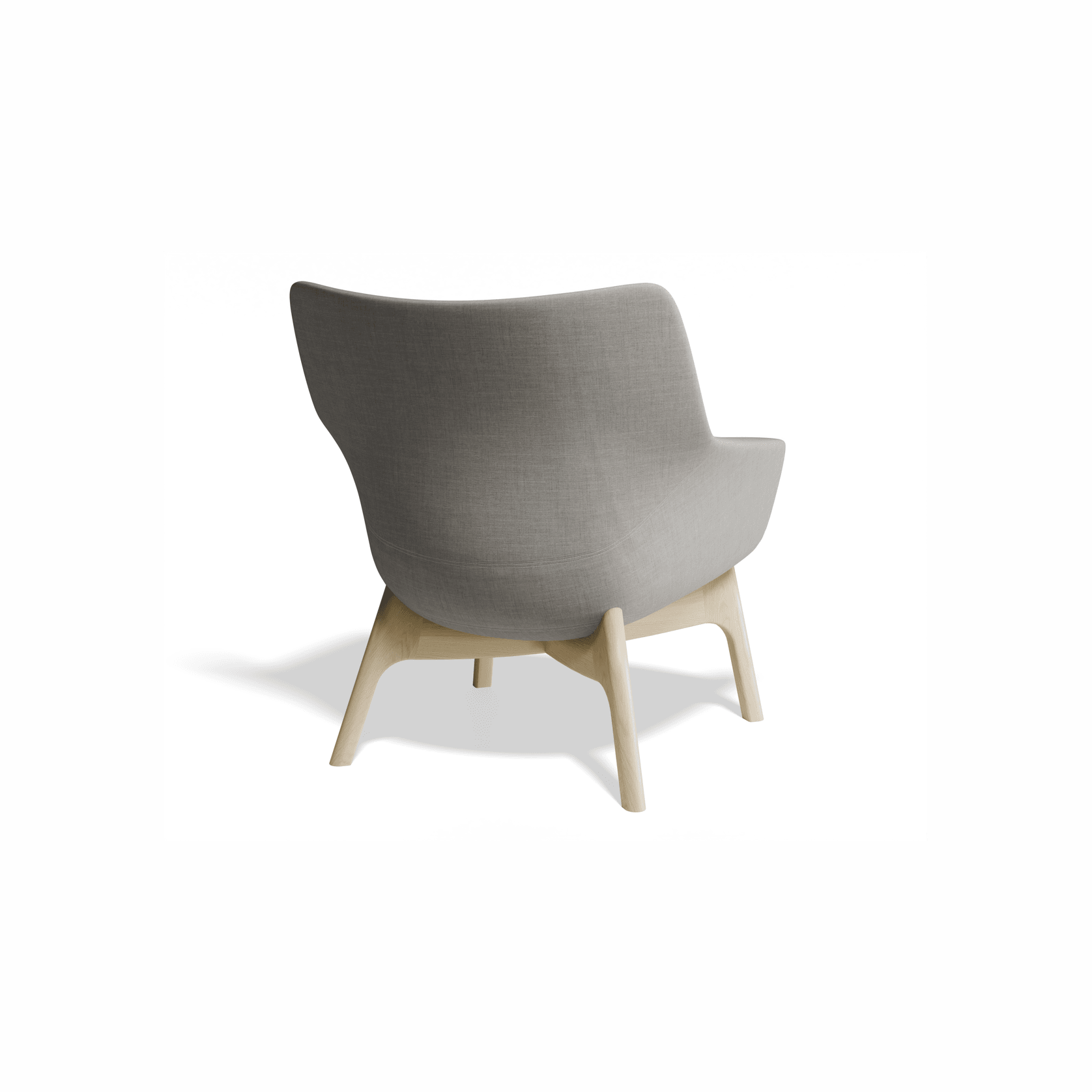 Flow Armchair - Light Grey gallery detail image