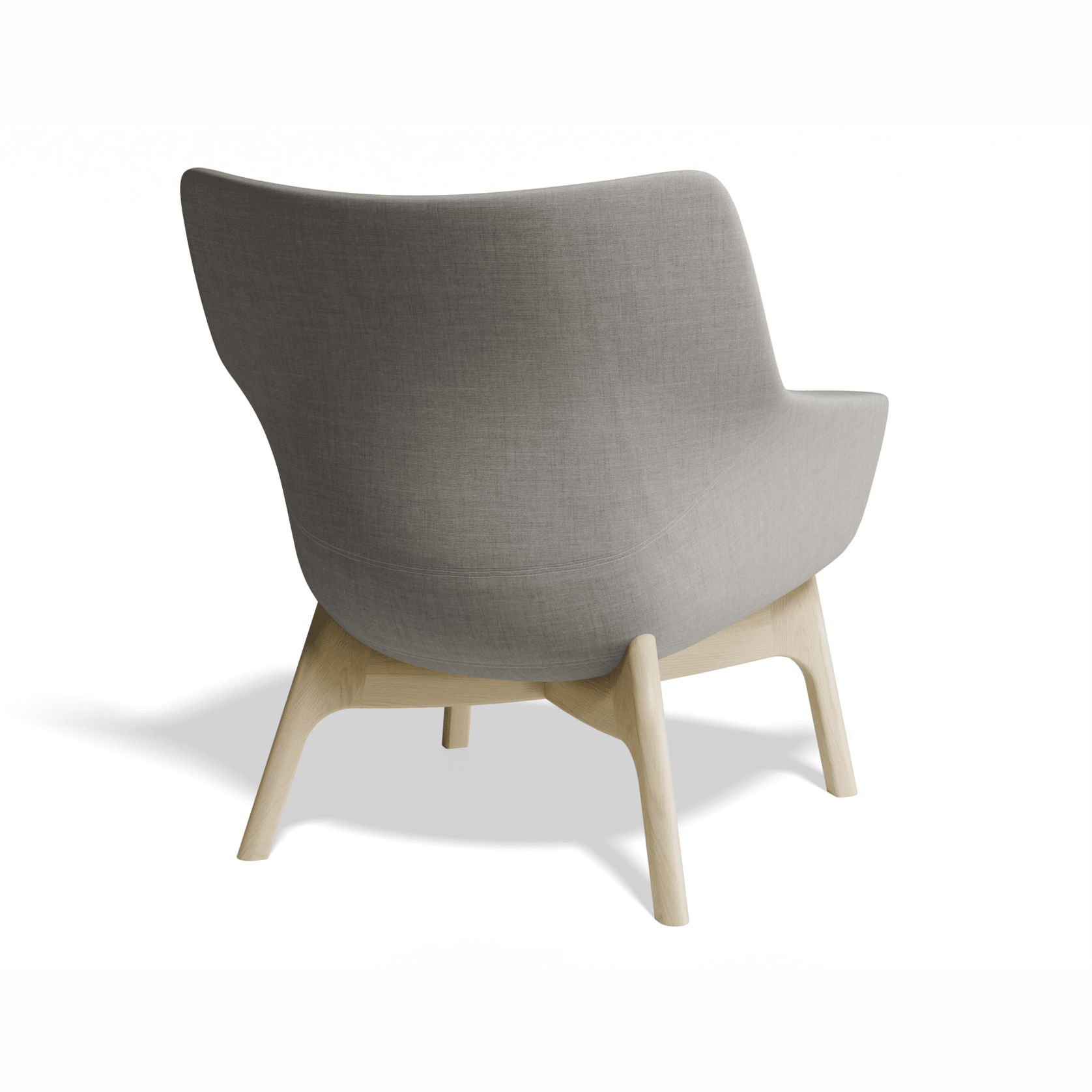 Flow Armchair - Light Grey gallery detail image